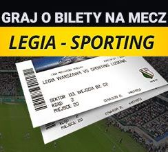 Wygraj bilety na mecz Legia – Sporting!